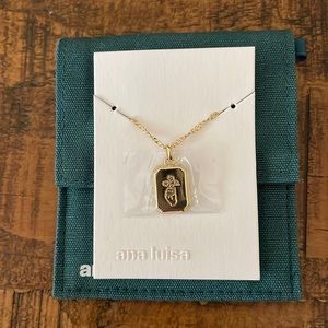 Ana Luisa Gold Forget Me Not Necklace